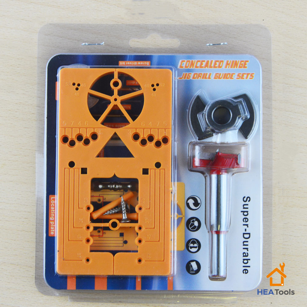 Set Kit Guía de Perforación Forstner 35mm ABS - Imagen 8