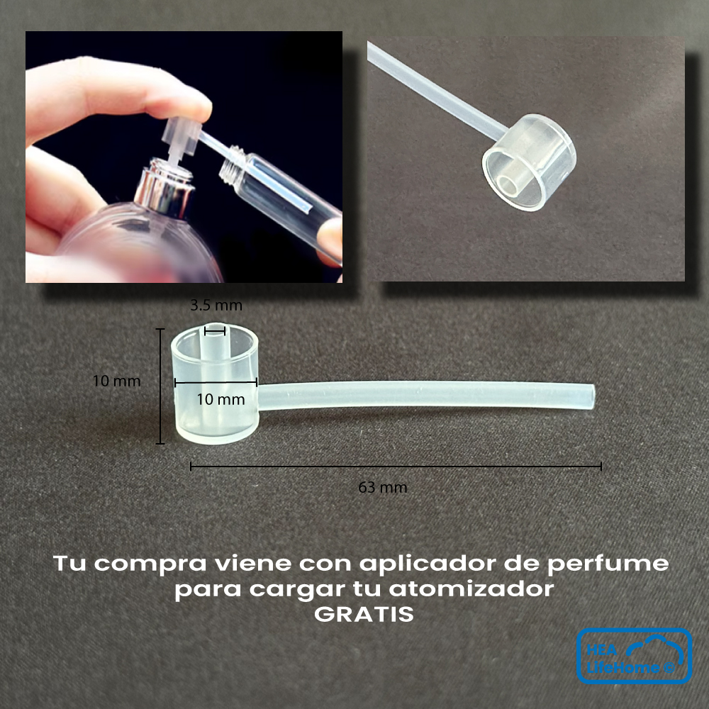 Atomizador de Aluminio y Vidrio 5 y 10 ml Travel - Imagen 2