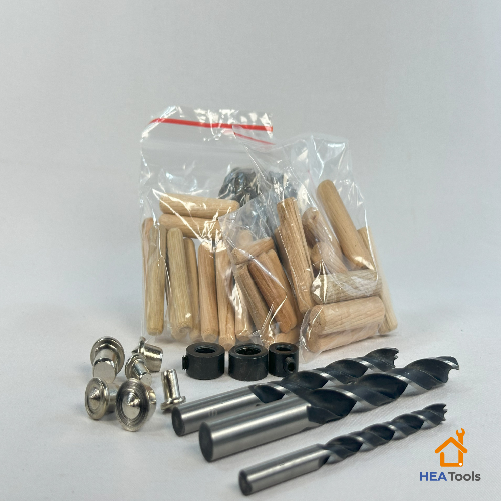 Set de 44 Piezas Plantilla Unión Espiga Tarugos - Imagen 8