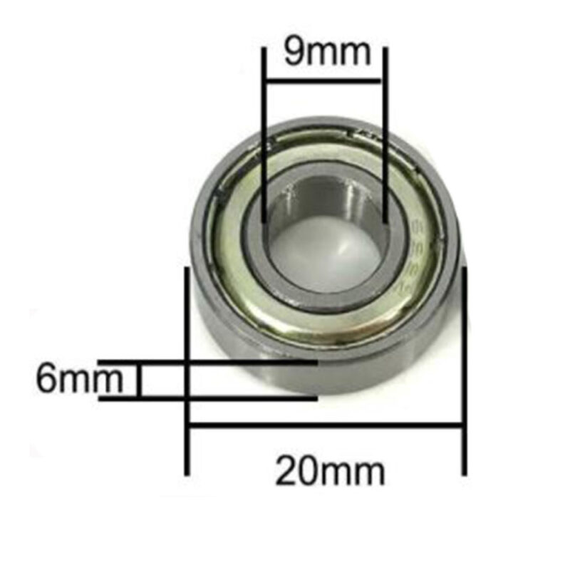 Rodamiento 9x20x6mm 699Z ABEC-5 Steel - Imagen 3