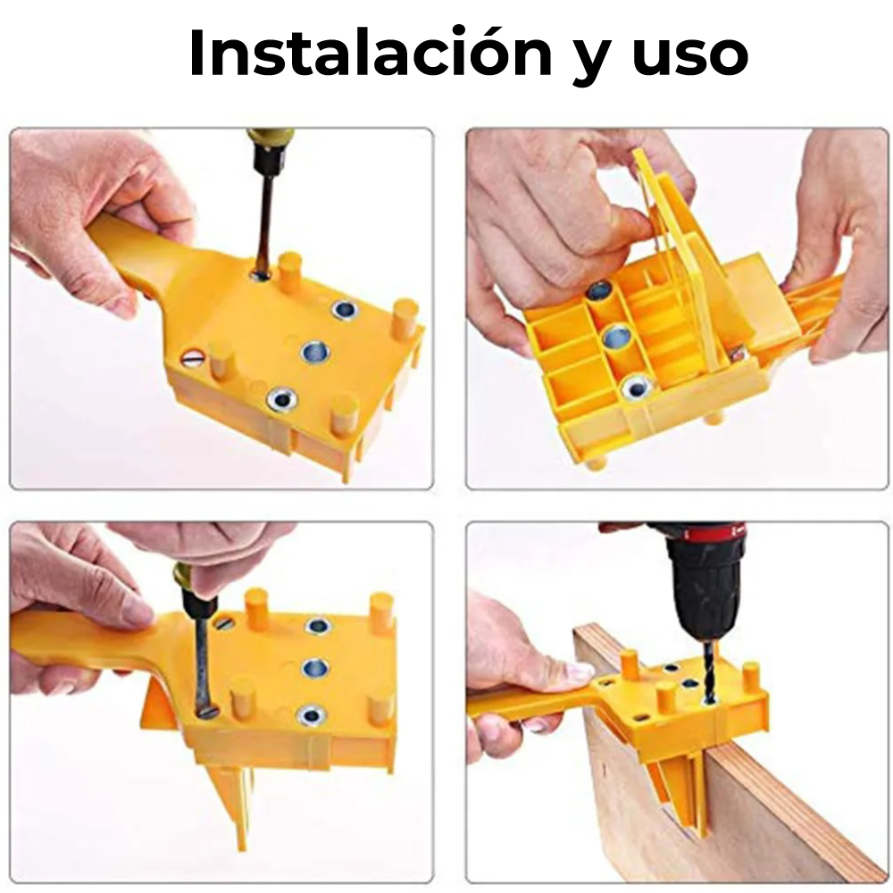 Set de 44 Piezas Plantilla Unión Espiga Tarugos - Imagen 4