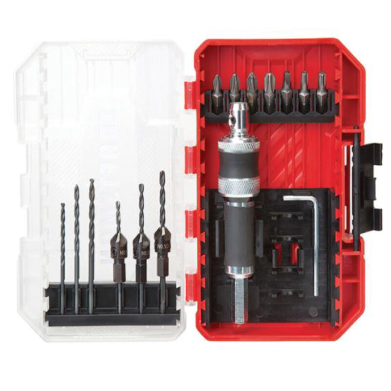Set de 15 Piezas Avellanador y Destornillador Craftzman