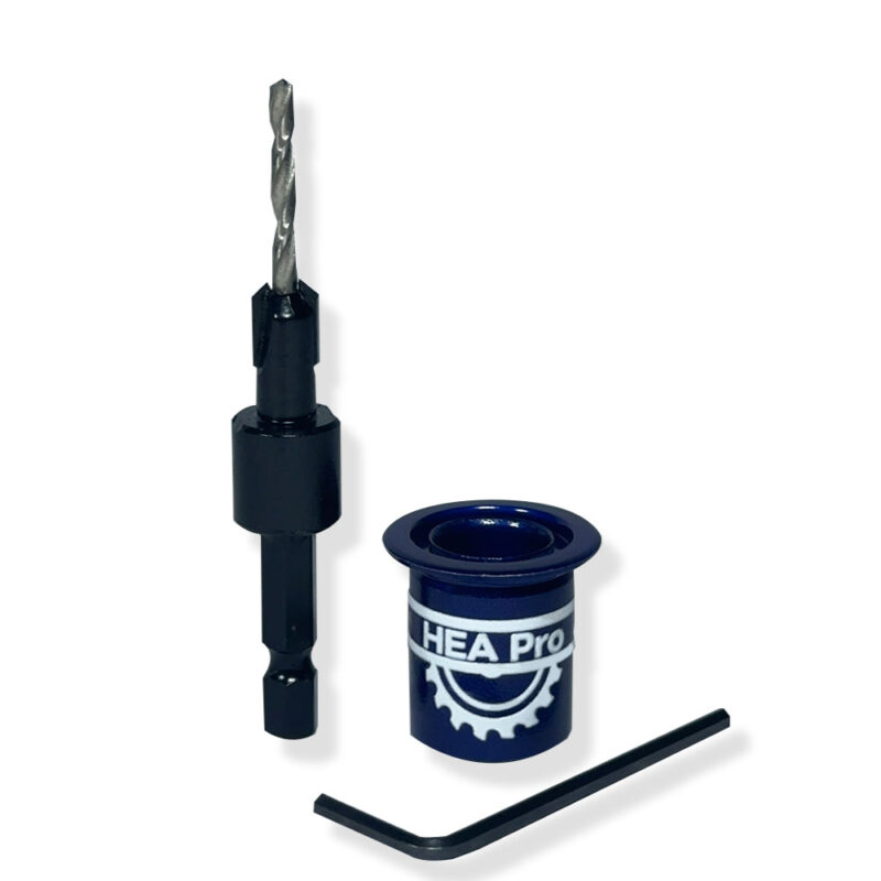 Set de Avellanadora 8mm con Tope y Vástago Hexagonal 1/4 + Broca 3mm - Imagen 9