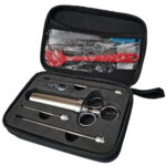 Jeringa marinadora profesional 2oz de acero inoxidable con estuche