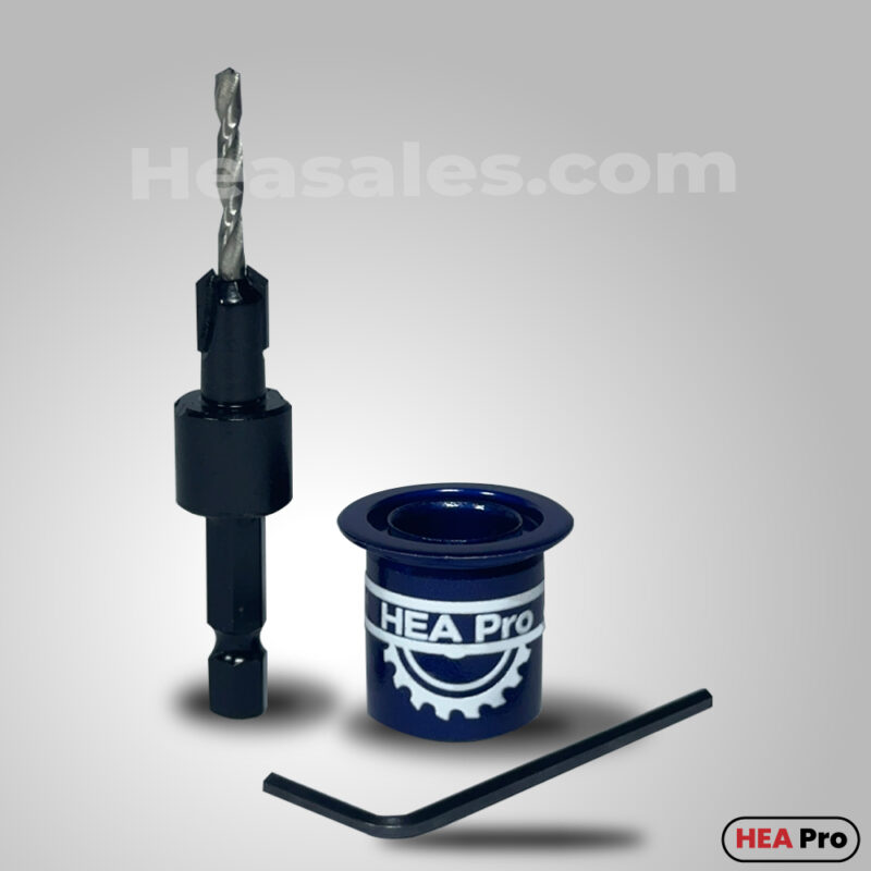 Set de Avellanadora 8mm con Tope y Vástago Hexagonal 1/4 + Broca 3mm - Imagen 5