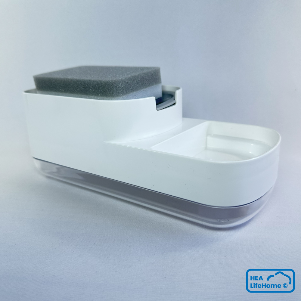 Dispensador de Jabón Líquido y Soporte de Esponja - Imagen 12