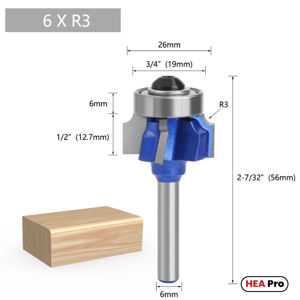 Fresa Canteadora - R3 4 Aspas - Imagen 2