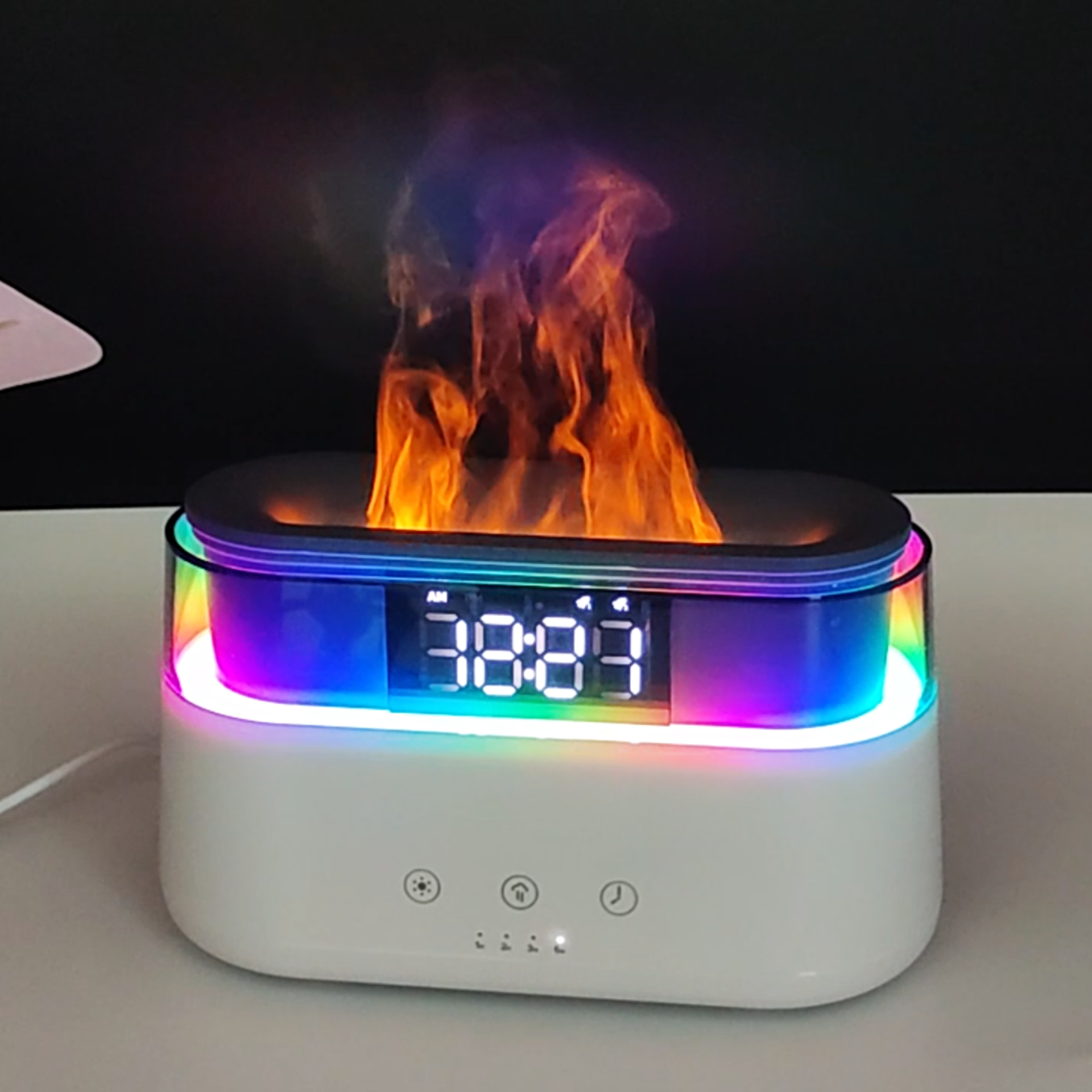 Difusor 180 ml Ultrasonic Reloj Despertador - Imagen 13