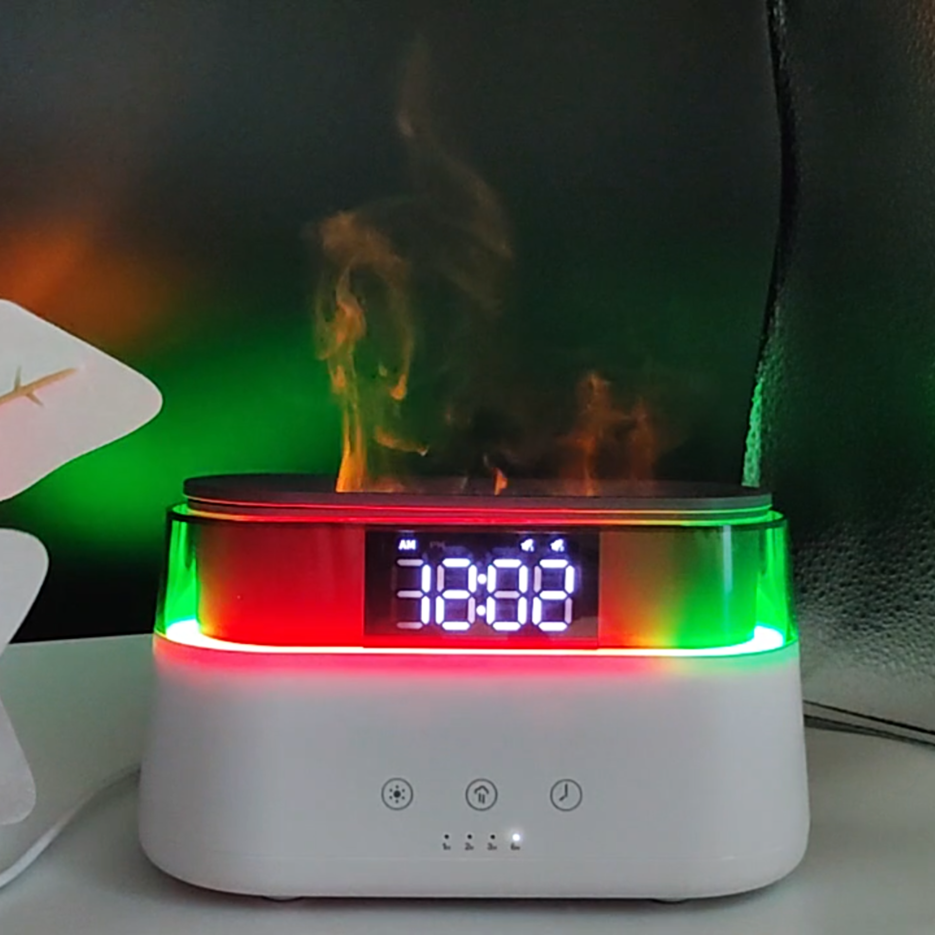 Difusor 180 ml Ultrasonic Reloj Despertador - Imagen 11