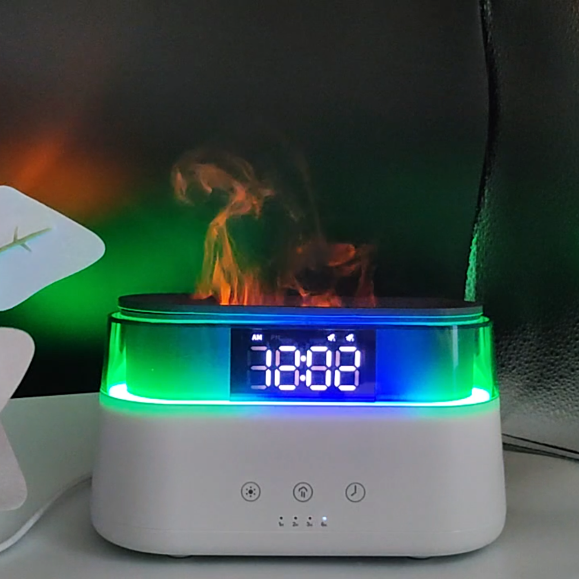 Difusor 180 ml Ultrasonic Reloj Despertador - Imagen 8