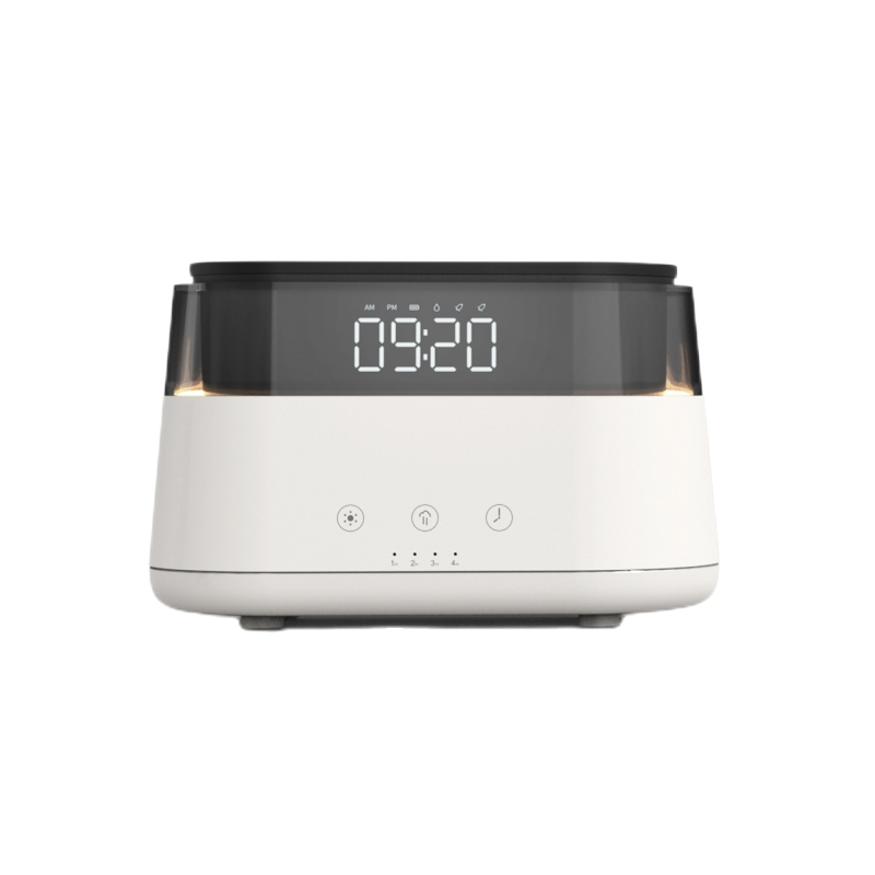 Difusor 180 ml Ultrasonic Reloj Despertador