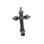 Gancho de Pelo Cruz Gótico Vintage