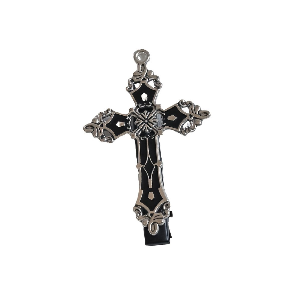 Gancho de Pelo Cruz Gótico Vintage