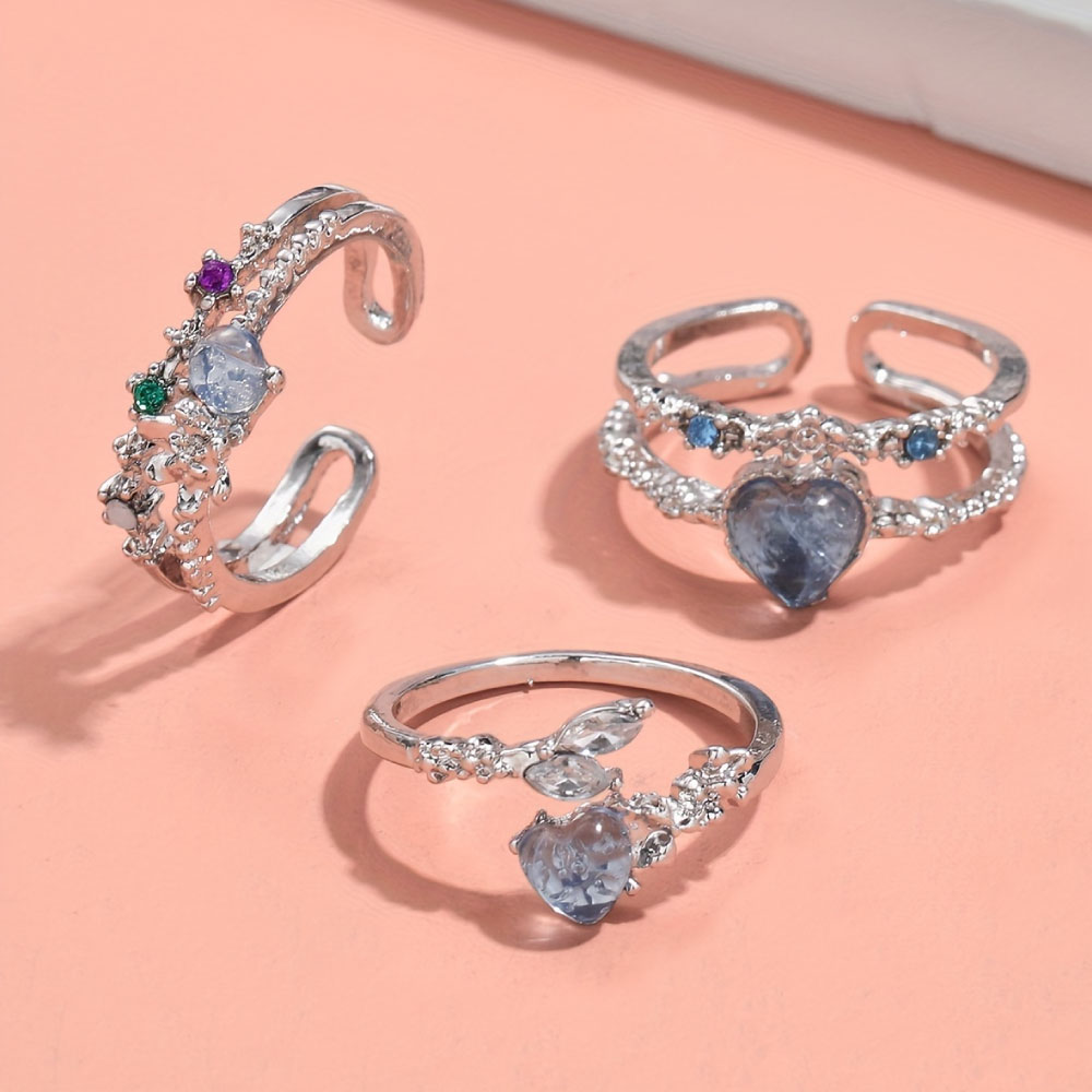 Juego de 3 Anillos Vintage - Imagen 2