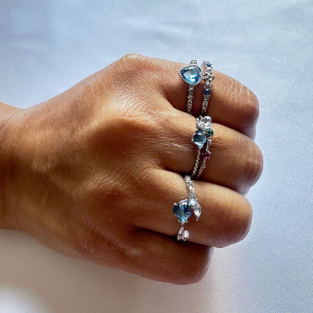 Juego de 3 Anillos Vintage - Imagen 5