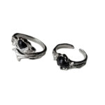 Par de Anillos Ajustable Abiertos Modernos