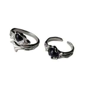 Par de Anillos Ajustable Abiertos Modernos