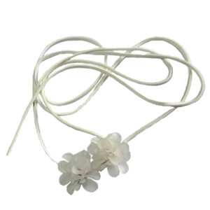 Collar Ajustable Rosa Blanco