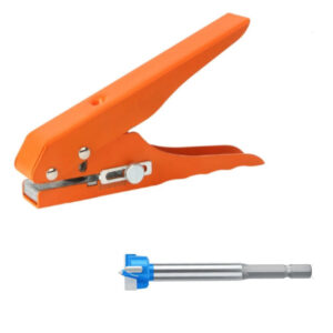 Perforadora para crear tapatornillo 15mm - Canto Delgado + broca Forstner 15mm