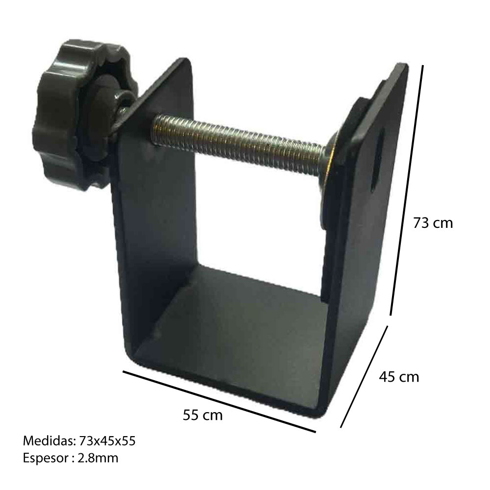 Prensa para Instalación de Tapa de Cajón - Negro 2.8mm Set 2 Unidades - Imagen 2