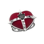 Anillo de Corazon rojo - Araalis