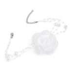Gargantilla De Rosa Blanca Y Perlas - Araalis