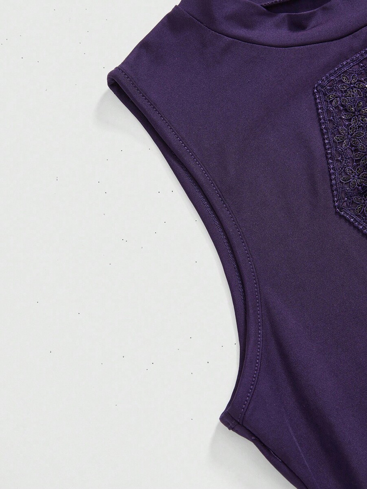 Top Gótica Morado - M - Imagen 2